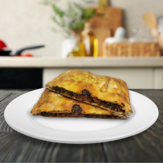 Empanada gallega artesana de lacón con grelos - O Pan de San Antonio - Foto 2-min