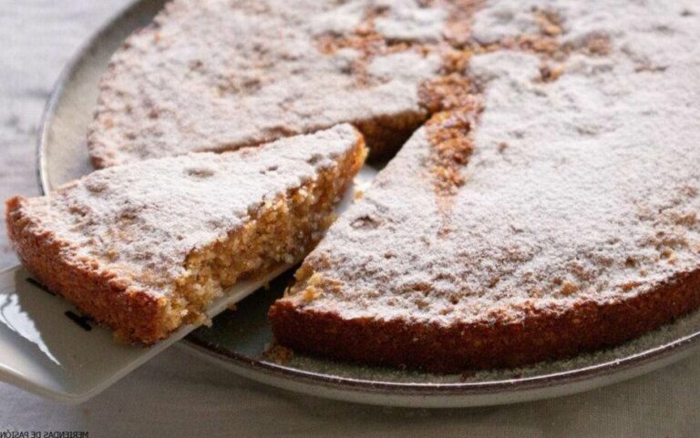 tarta de almendra casera 9
