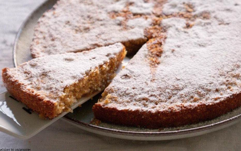 tarta de almendra casera 9