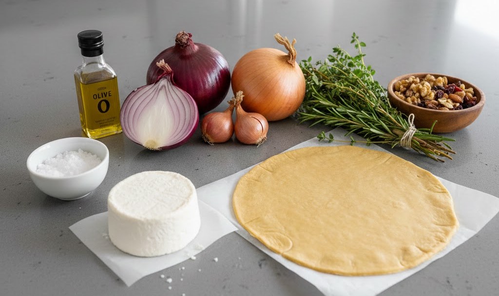 receta empanada de queso de cabra y nueces 3