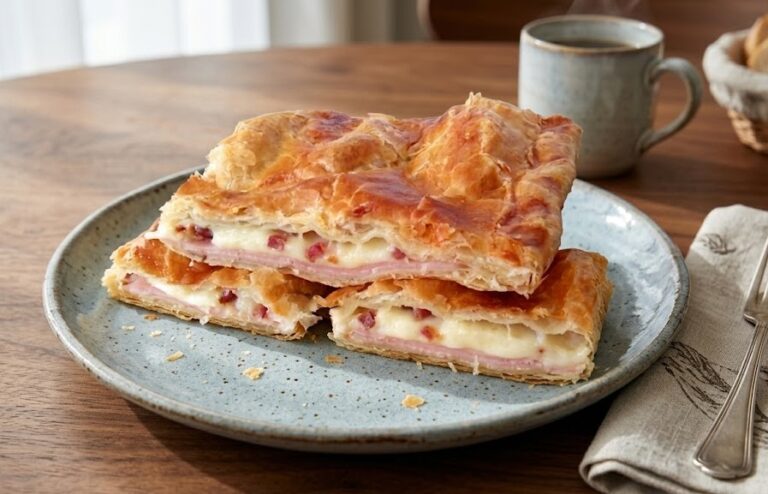 empanada gallega de bacon queso y dátiles