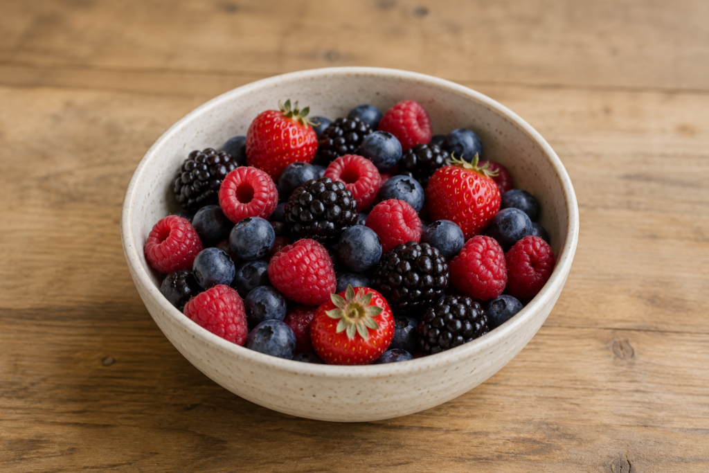 frutos rojos para bizcocho