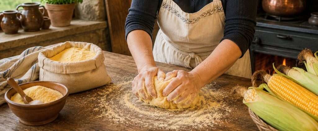 masa de empanada de maíz