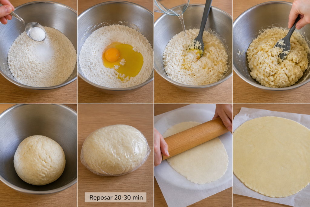 cómo hacer masa de empanada sin gluten