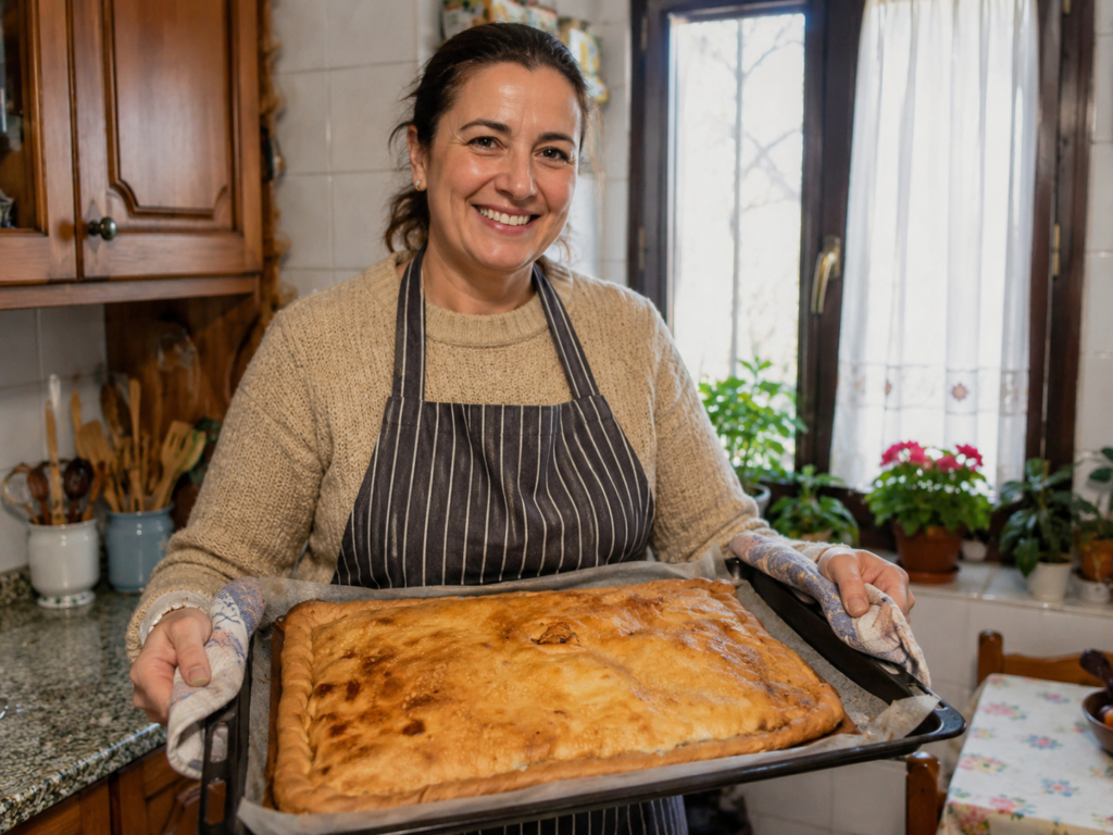 receta de empanada de berenjena y queso parmesano