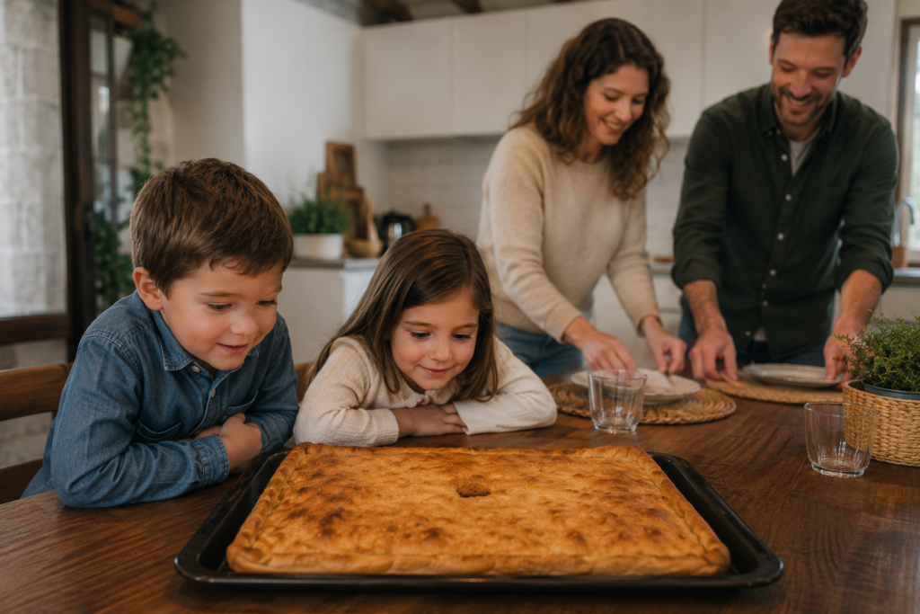 empanada gallega artesanal de zorza y queso