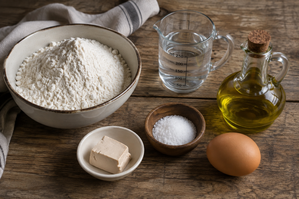 ingredientes para masa empanada