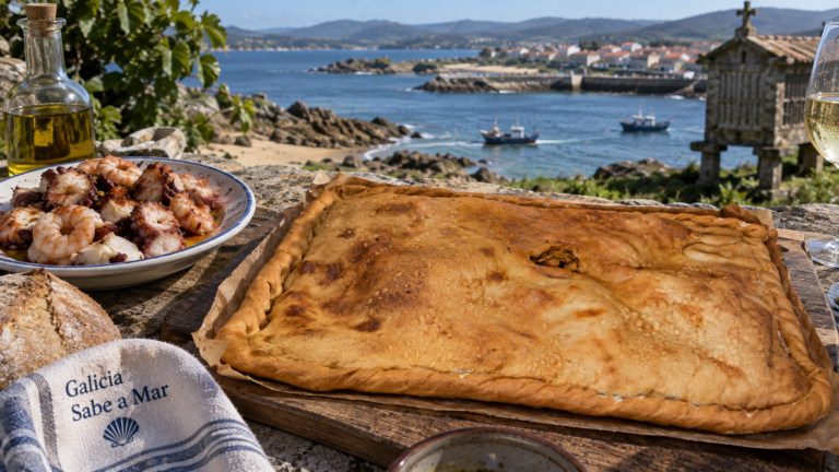 empanada de pulpo y gambas